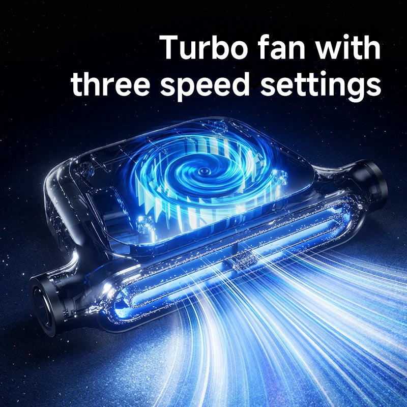 USB Car Seat Cooling Fan 3 Speed Settings Adjustable Automotive Front and Rear Seat Fan for All Cars Jeep Van Truck